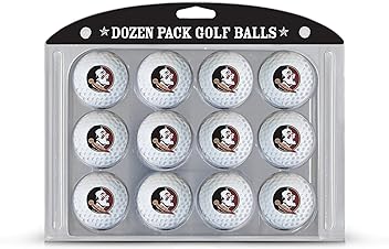 Team Golf NCAA Dozen Regulation Size Golf Balls, 12 Pack, Full Color Durable Team Imprint