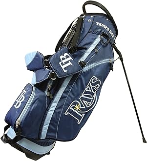 Team Golf MLB Fairway Golf Stand Bag, Lightweight, 14-Way Top, Spring Action Stand, Insulated Cooler Pocket, Padded Strap, Umbrella Holder & Removable Rain Hood