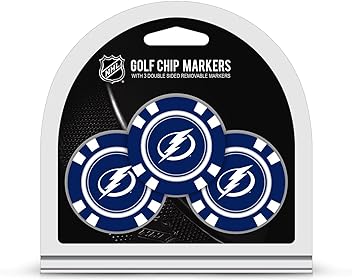 Team Golf NHL Poker Chip Size with Pop Out Smaller Double-Sided Enamel Markers