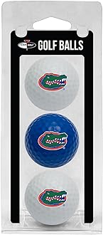 Team Golf NCAA Regulation Size Golf Balls, 3 Pack, Full Color Durable Team Imprint