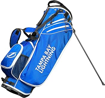 Team Golf NHL Team Golf NHL Birdie Stand Golf Bag, Lightweight, 14-Way Club Divider, Spring Action Stand, Insulated Cooler Pocket, Velcro Glove and Umbrella Holder & Padded Handles