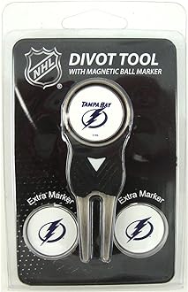 NHL Tampa Bay Lightning Sports Team Logo Divot Tool Pack