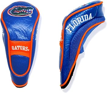 Team Golf NCAA Hybrid Golf Club Headcover, Hook-and-Loop Closure, Velour lined for Extra Club Protection