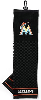 Team Golf MLB Embroidered Golf Towel, Checkered Scrubber Design, Embroidered Logo