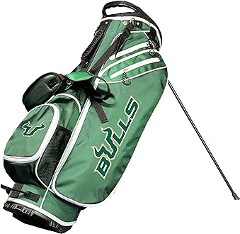 Team Golf NCAA Team Golf NCAA Birdie Stand Golf Bag, Lightweight, 14-Way Club Divider, Spring Action Stand, Insulated Cooler Pocket, Velcro Glove and Umbrella Holder & Padded Handles