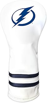 Team Golf NHL White Vintage Fairway Golf Club Headcover, Form Fitting Design, Retro Design & Superb Quality