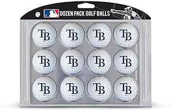 Team Golf MLB Dozen Regulation Size Golf Balls, 12 Pack, Full Color Durable Team Imprint