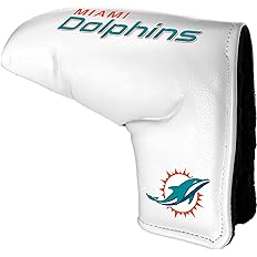 Team Golf NFL Team Golf NFL Tour Blade Putter Cover (White), Fits Most Blade Putters, Scotty Cameron, Taylormade, Odyssey, Titleist, Ping, Callaway